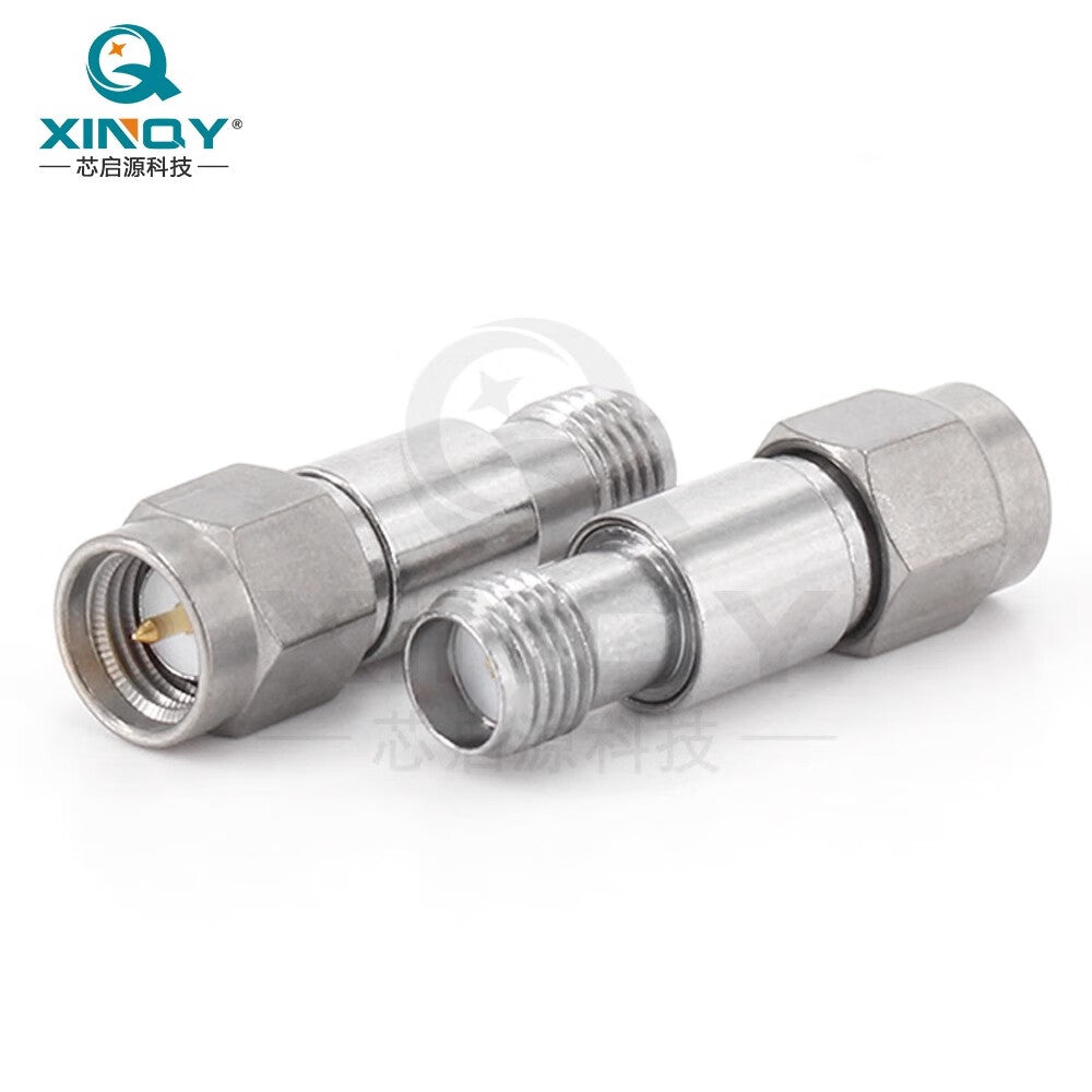 XINQY 6G RF Attenuator SMA 2W 1-60dB Power Attenuator 20/30/40/50 dB 5W (with heatsink); DC-8GHz; 10dB Attenuator