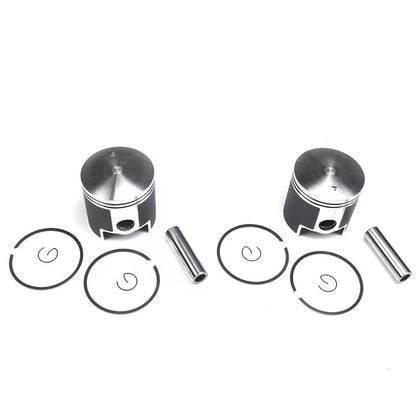 72mm standard-bore dual-ring piston and gasket kit for Polaris Indy Trail 488, 1986-1999 [4]
