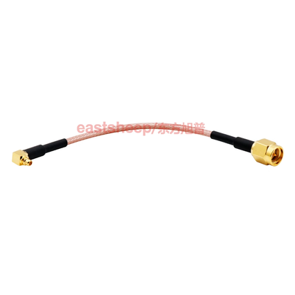Eastsheep RF cable, SMA to MMCX male to female coaxial extension cable, 0.4m, DC-6G RG316-SMA-J/MMCX-JW