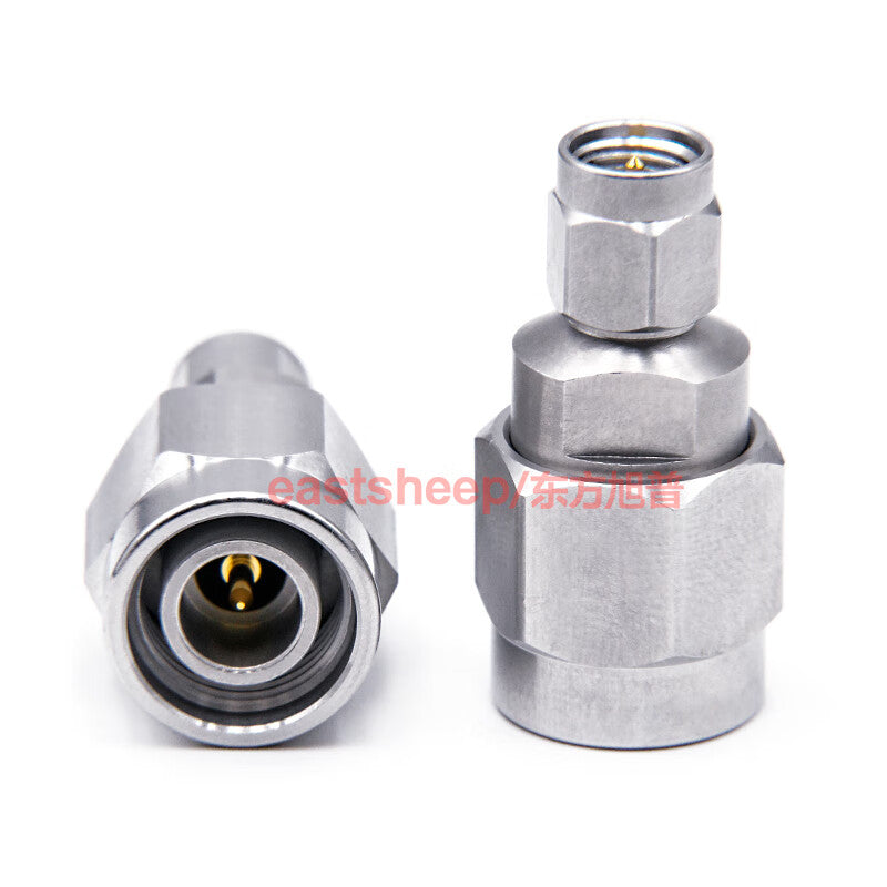 Eastsheep TNC/SMA-JJG-1 High Frequency Adapter, Stainless Steel TNC Male to SMA Male DC-18G, 1 piece.