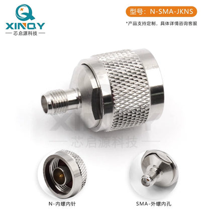 XINQY N/SMA/JK RF Coaxial Adapter - N Male/SMA Female 6G Test Adapter - N Female to SMA Female (5 pieces)