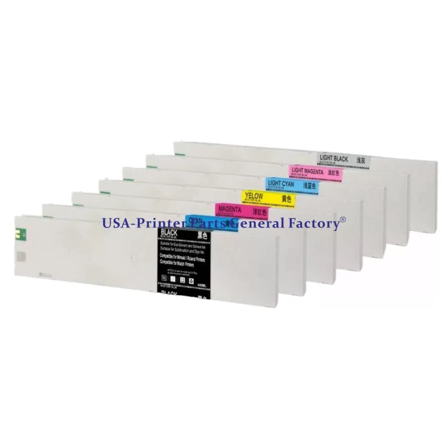 7Colors * 440ML ECO-SOL MAX2 Ink ESL4 For Roland XR-640 XF-640 RF-640 [1]