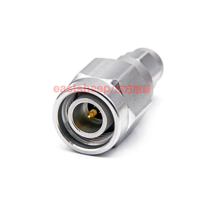 Eastsheep TNC/SMA-JJG-1 High Frequency Adapter, Stainless Steel TNC Male to SMA Male DC-18G, 1 piece.