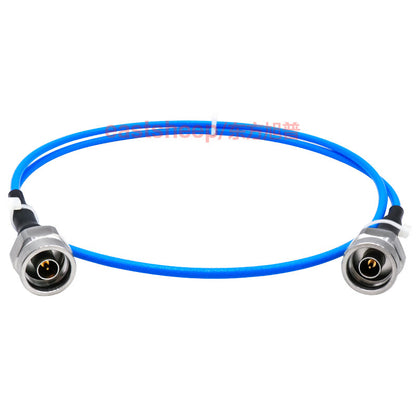 Dongfang Xupu High Frequency Test Adapter Cable, 0.5m, N-male to N-male Flexible Cable, NM RM141-Stainless Steel N-JJ 18G, Low VSWR