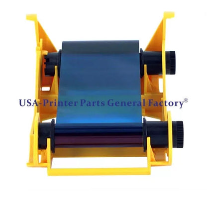 800011-140 Color Ribbon Fit For Zebra ZXP Series 1 Printer YMCKO 100 Image Print [2]