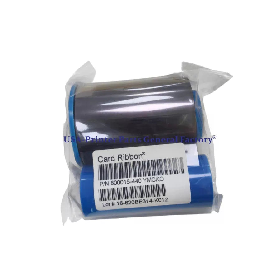 800015-440  Color Ribbon YMCKO For Zebra P330i P430i Printer-200 Prints [1]