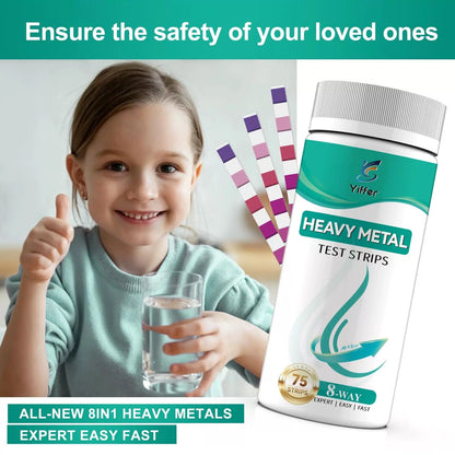 8-Parameter Heavy Metals Water Test Strips (75 Strips) [5]
