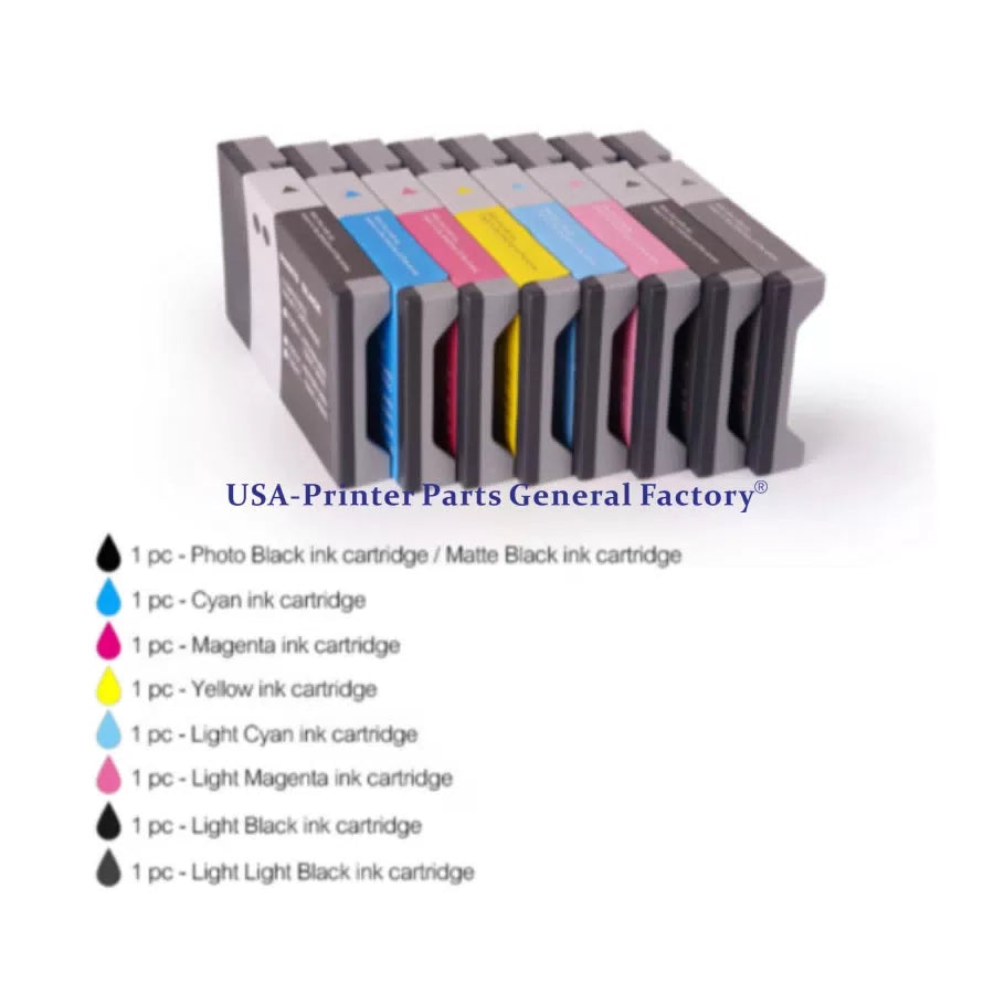 8 X  Ink Cartridge Fits For Epson Stylus Pro 7800 7880 9800 9880 220ML PC [4]