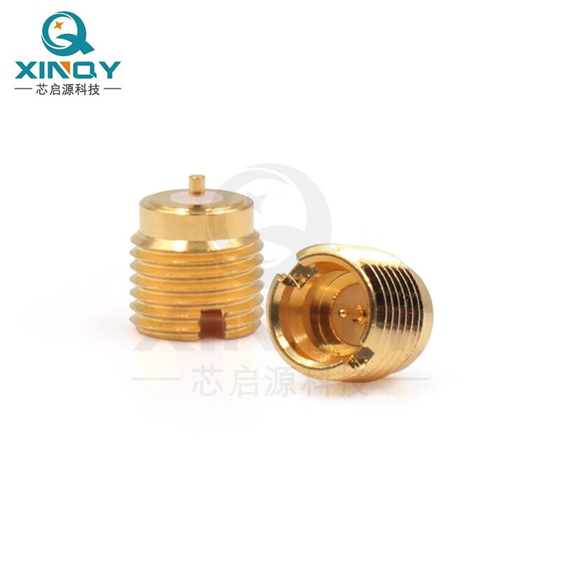 XINQY Threaded Mounting Socket, GPO RF Connector, Semi-Escapement Cavity Embedded Antenna Mount, SMP-JYD07L (40G) 5pcs