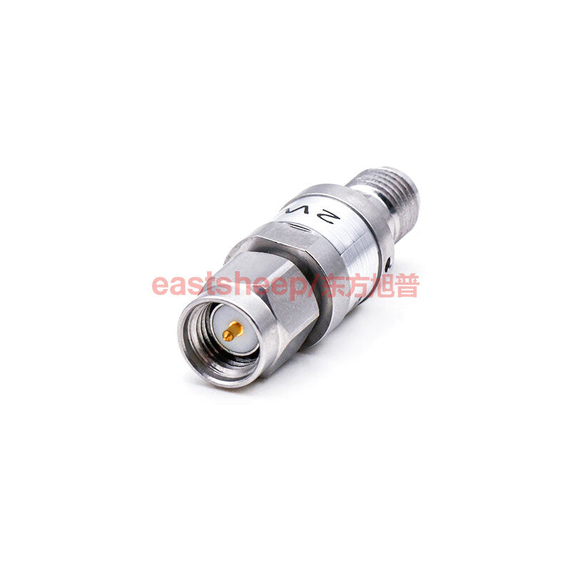Dongfang Xupu SMA RF Attenuator, Coaxial Attenuator, 6dB, 2W Stainless Steel, 0-6GHz, 2W Attenuator SMA-JK-6G, 1 unit.