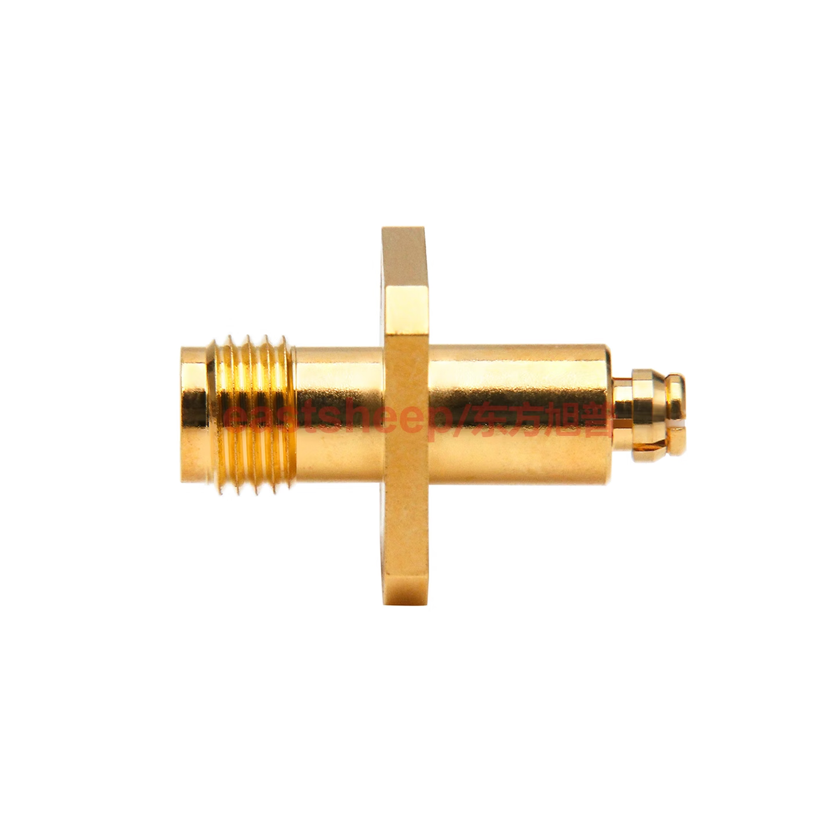 Eastsheep SMA/SMP-KFK-2 High Frequency Connector, SMA Female to SMP Female, 4-Hole Flange, 18G, 1 piece per pack