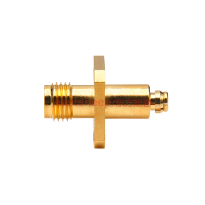 Eastsheep SMA/SMP-KFK-2 High Frequency Connector, SMA Female to SMP Female, 4-Hole Flange, 18G, 1 piece per pack