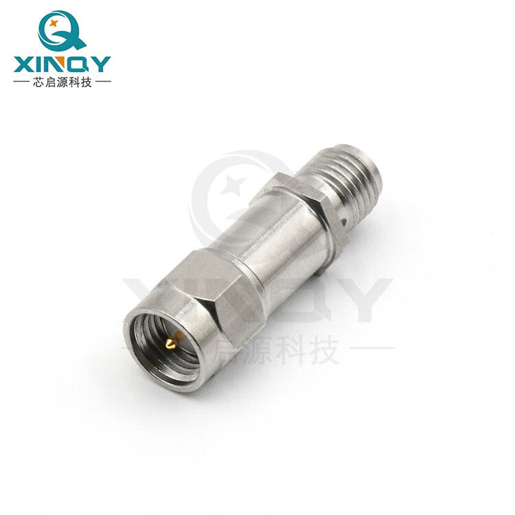XINQY Millimeter Wave High Frequency Fixed Attenuator SMA-JK 27GHz 1-50dB 18G Stainless Steel Head 0-18GHz; 2W; 2dB