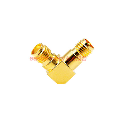 Eastsheep SMA/RPSMA-KWK-1 High Frequency Adapter (SMA Female to SMA External Thread Internal Pin Right Angle Elbow, 1 Piece)