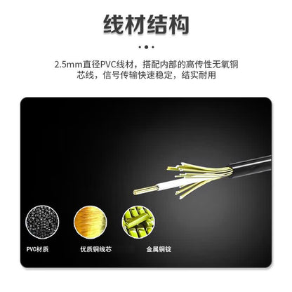 Qantop BD+GPS Dual-Mode Antenna, Vehicle-Mounted Antenna (BeiDou + GPS Dual-Mode), SMA Straight Head, 38dbi, 2m, QT-DS23