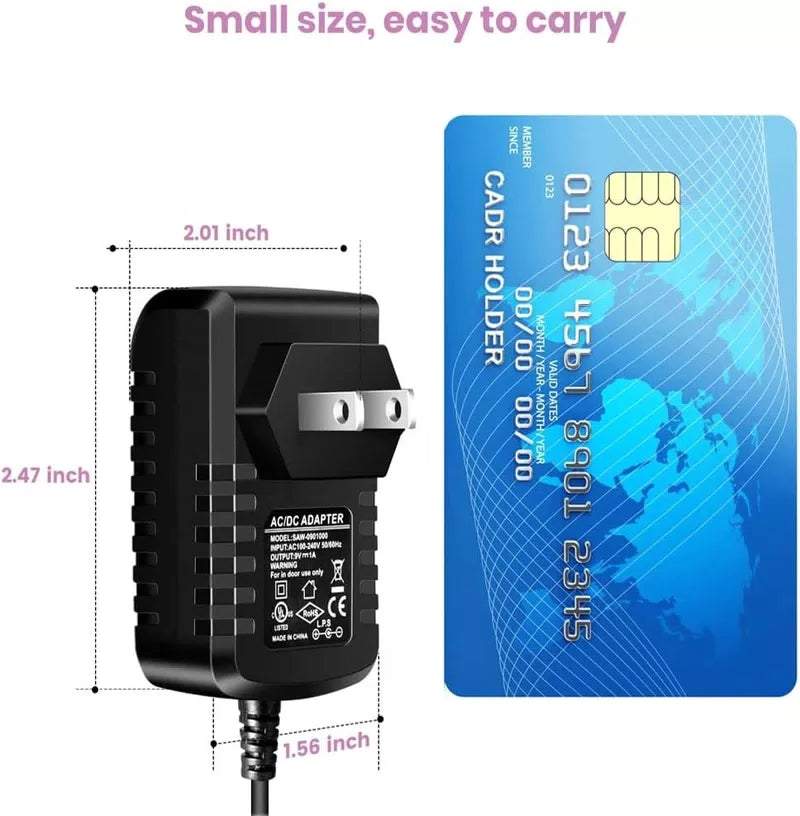 9V DC 1A Power Supply Adapter for Guitar Effects Pedal Center 9V1A adaper [5]