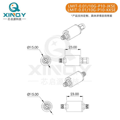 XINQY PIN diode RF limiter 10MHz-10GHz 5dBm/10dBm LMIT protection Limiting threshold: 10dBm (10G female to female)