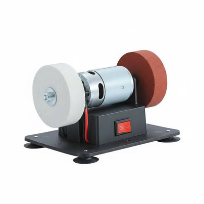 Electric Small Sander Bench Grinder Dual Wheel Small Bench Grinding Machine Professional Tabletop for Jewelry Knives