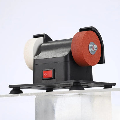 Small Grinding Wheel Machine Household Grinding Wheel Machine Knife Sharpener Suction Cup Tabletop Grinding Polishing Machine
