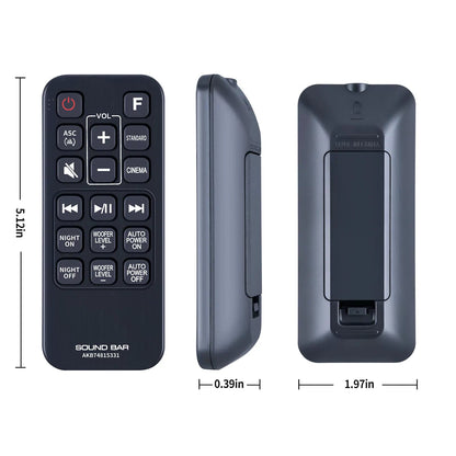 AKB74815331 For LG Sound Bar Remote Control SH4 SPH5B-W SHC4 SH4D SPJ4B-W [5]