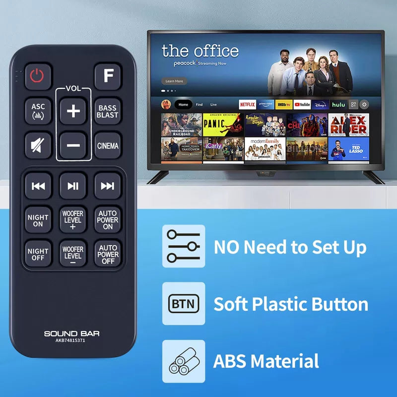 AKB74815371 For LG Sound Bar Remote Control SK4D SK3D SLM3D SPH4B-W SL3D [3]