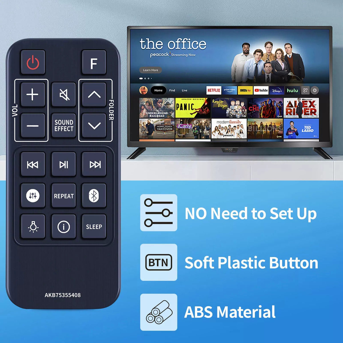 AKB75355408 Replacement Remote Control For LG Home Audio FJ5 Speaker System [3]