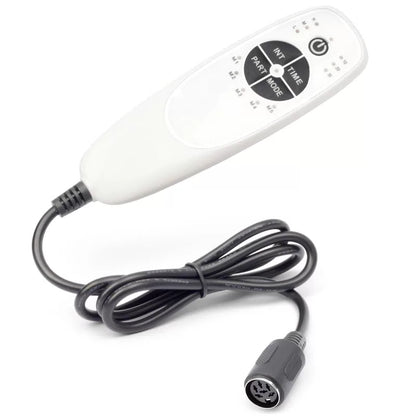 ALLCSM 6 Pin 5 Button Vibration Remote Controller for 5 Buttons 6 Pins, White [1]