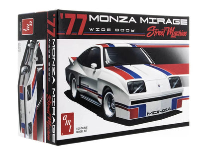 AMT 1977 Chevy Monza Mirage SS 1/25 Scale Model Kit 7 inches, White [1]