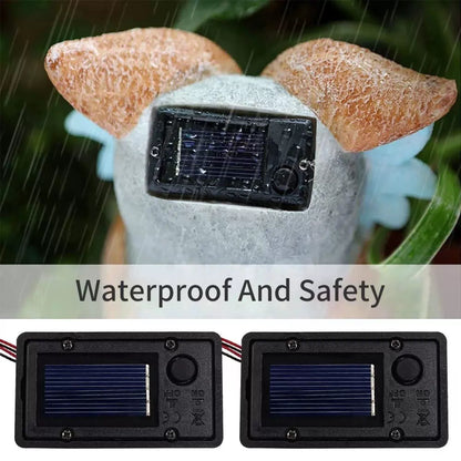 AQEENURA Battery Box, Solar Lantern Light Replacement Parts Top 2PCS, Black [7]