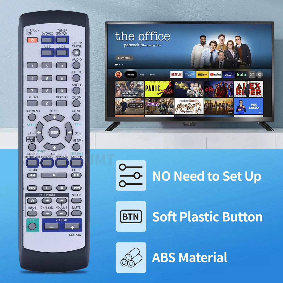 AXD7441 Replacement Remote Control For Pioneer DVD Player [3]