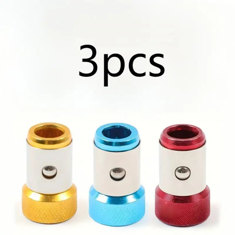 3-Piece Universal Magnetic Screw Drill Bit, 1/4 Inch/6.35mm, Compatible with Phillips Screwdriver Bit