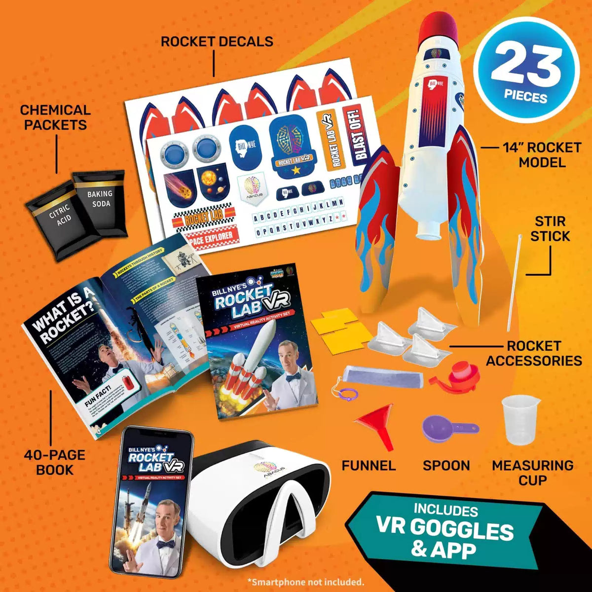 Abacus s Bill Nye's Science Squad: Rocket Lab VR - 10 inches x 12 [2]