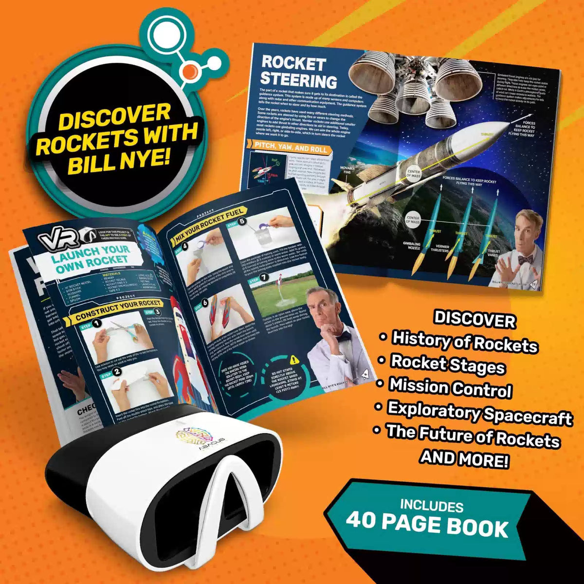 Abacus s Bill Nye's Science Squad: Rocket Lab VR - 10 inches x 12 [5]