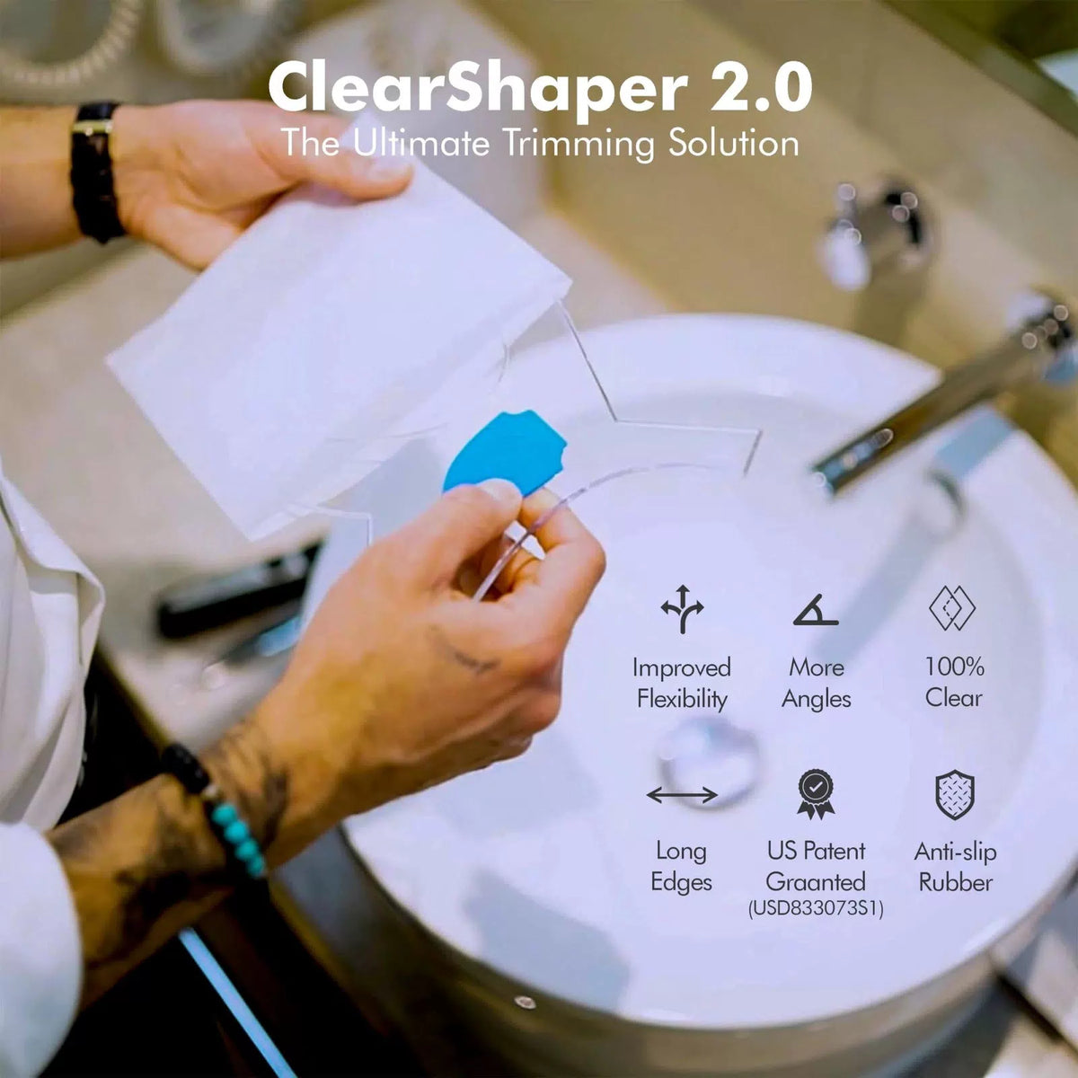 Aberlite ClearShaper 3.0 - Beard Shaper Kit w/Two 1 Count (Pack of 1), Blue [6]