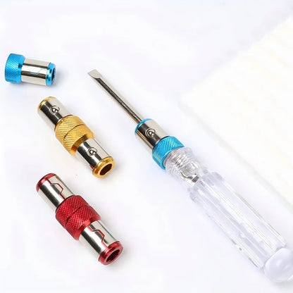 3-Piece Universal Magnetic Screw Drill Bit, 1/4 Inch/6.35mm, Compatible with Phillips Screwdriver Bit