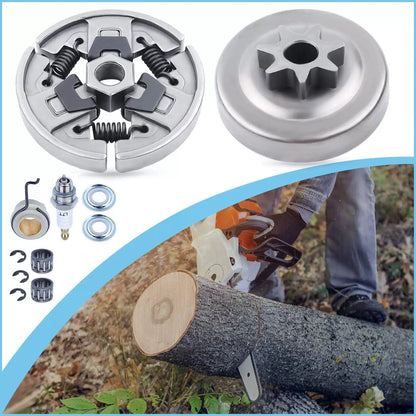 Adefol Sprocket Clutch Drum 3/8" 7T Needle Bearing Kit for Stihl MS290 MS390... [6]