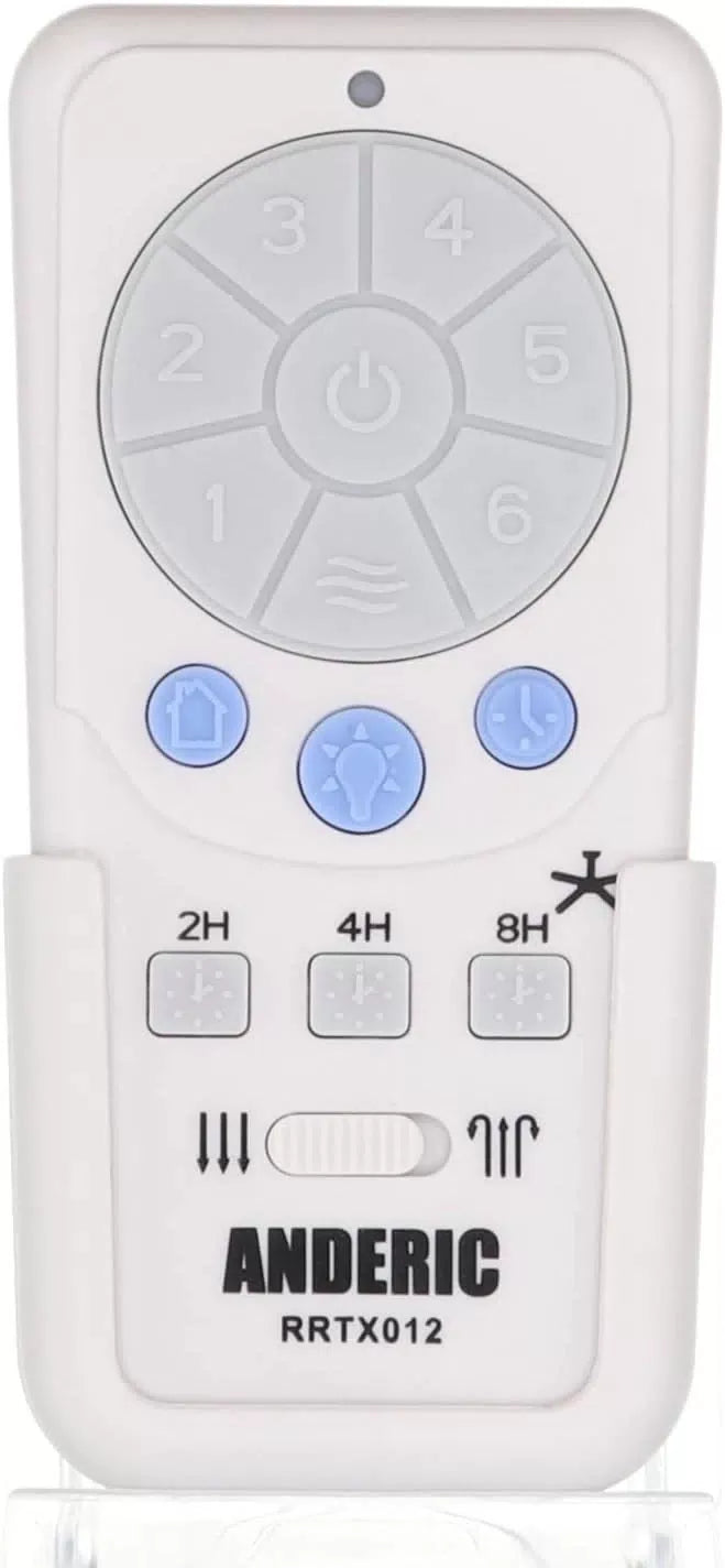 Anderic RRTX012 Replacement Ceiling Fan Remote Control Compatible with white [8]