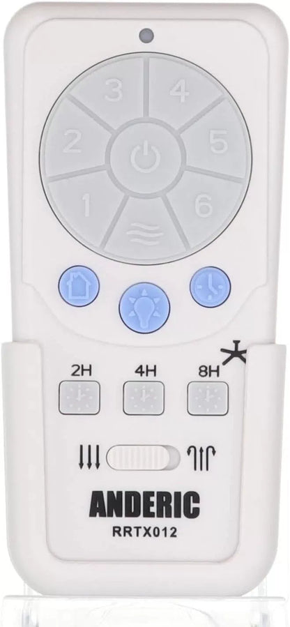 Anderic RRTX012 Replacement Ceiling Fan Remote Control Compatible with white [8]