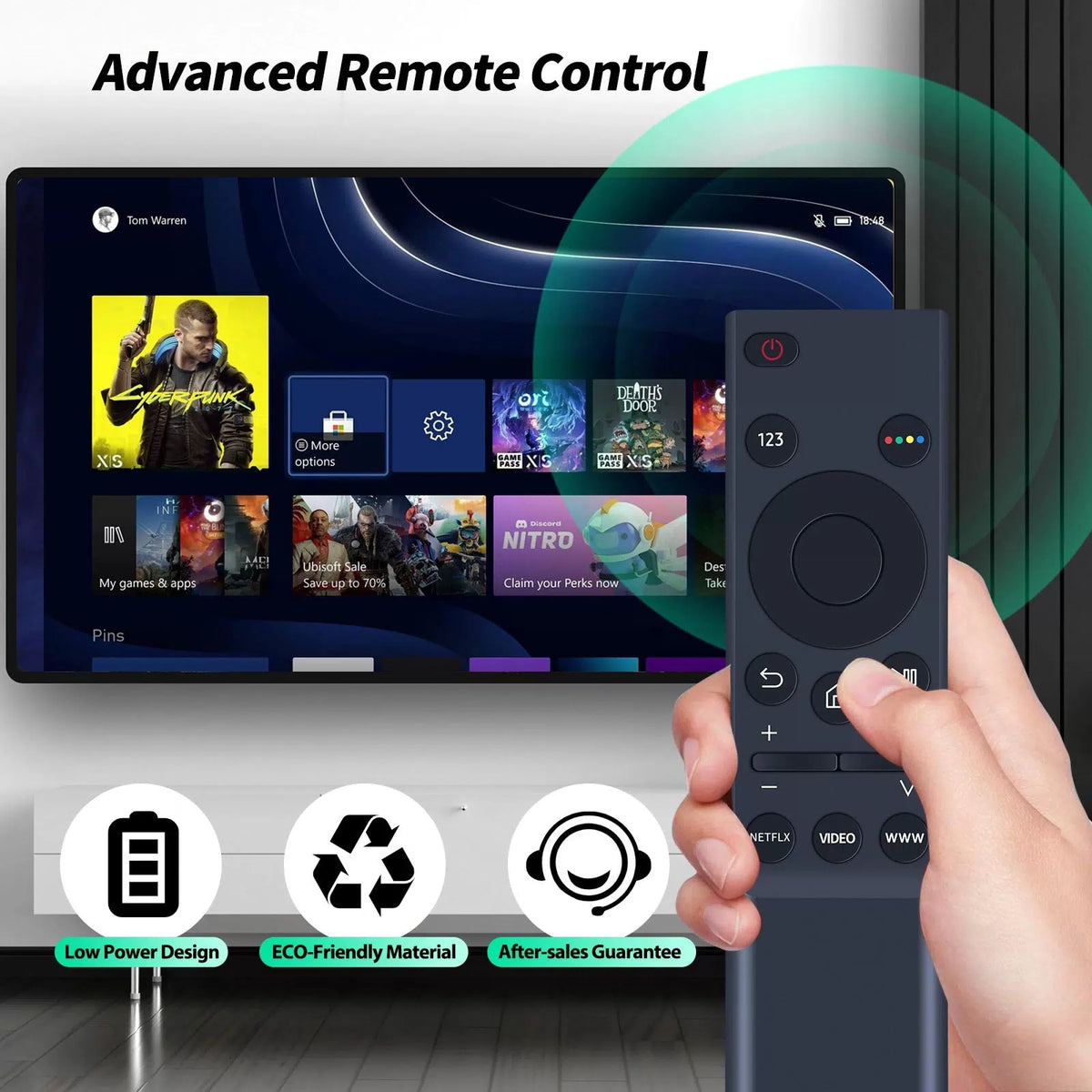 BN59-01358D Remote Control For Samsung Smart LCD TV UE43AU7100U [4]