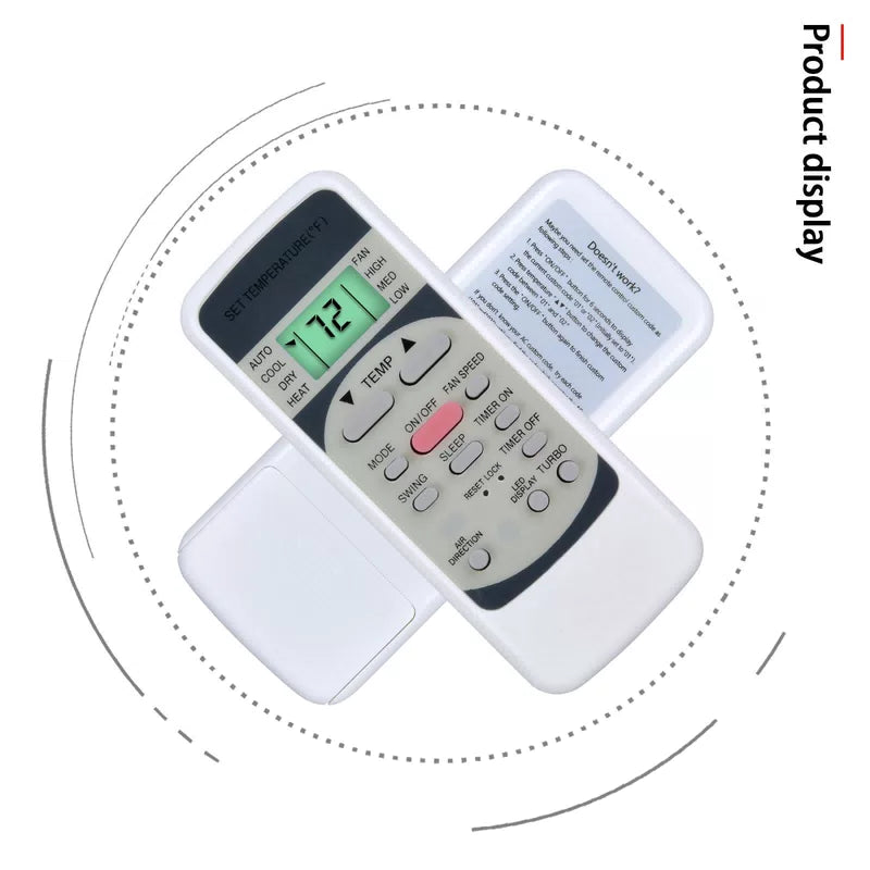 Backlit Remote Control For Midea Air Conditioner RG51M5/(C) EU RG51M5/EU [3]