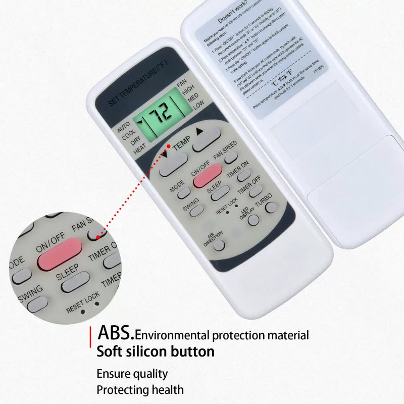 Backlit Remote Control For Midea Air Conditioner RG51M5/(C) EU RG51M5/EU [4]