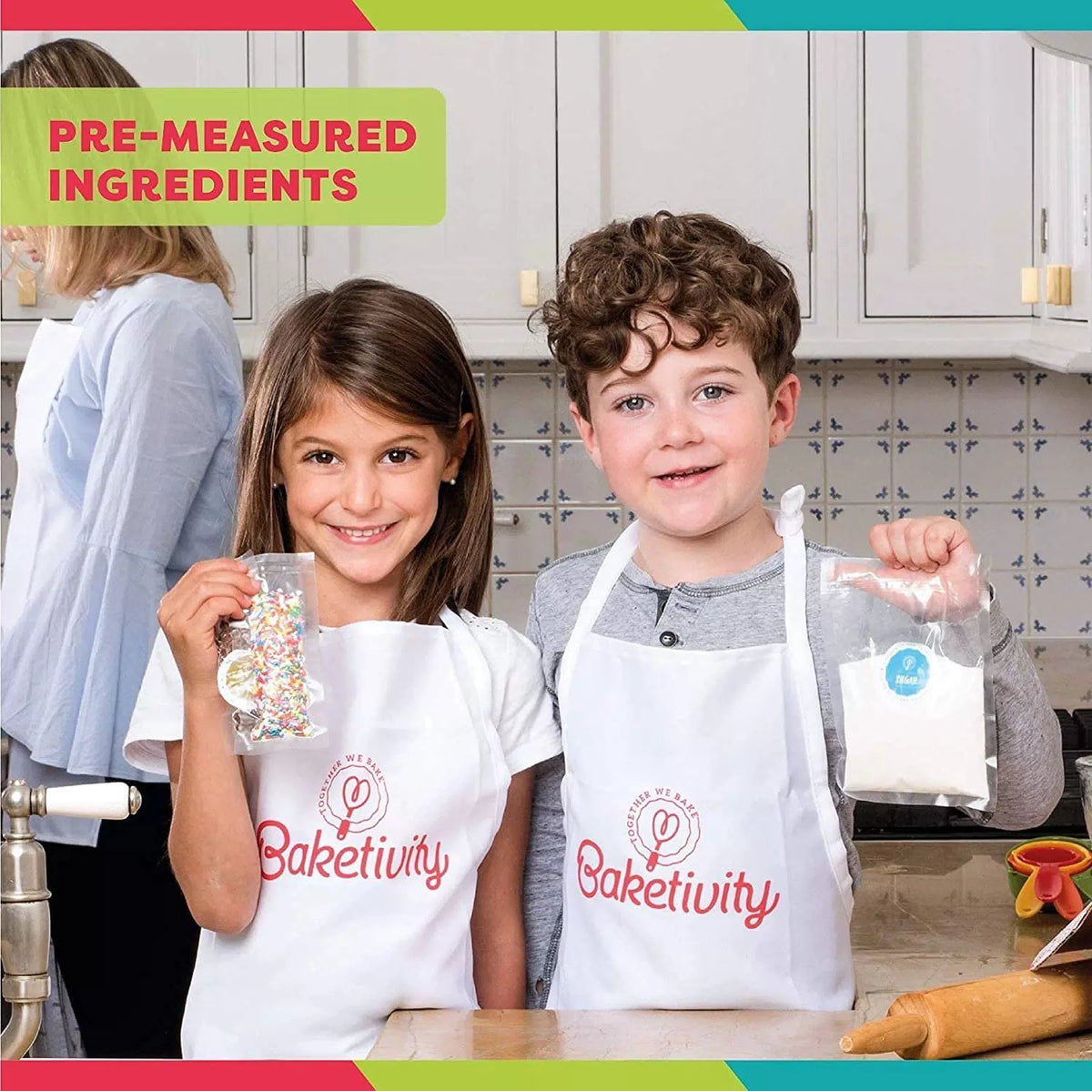 Baketivity S'mores Kids Baking Set with Pre-Measured Smores, Smores [5]