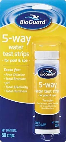 BioGuard 5-in-1 Pool Test Strips, 50 Strips [1]