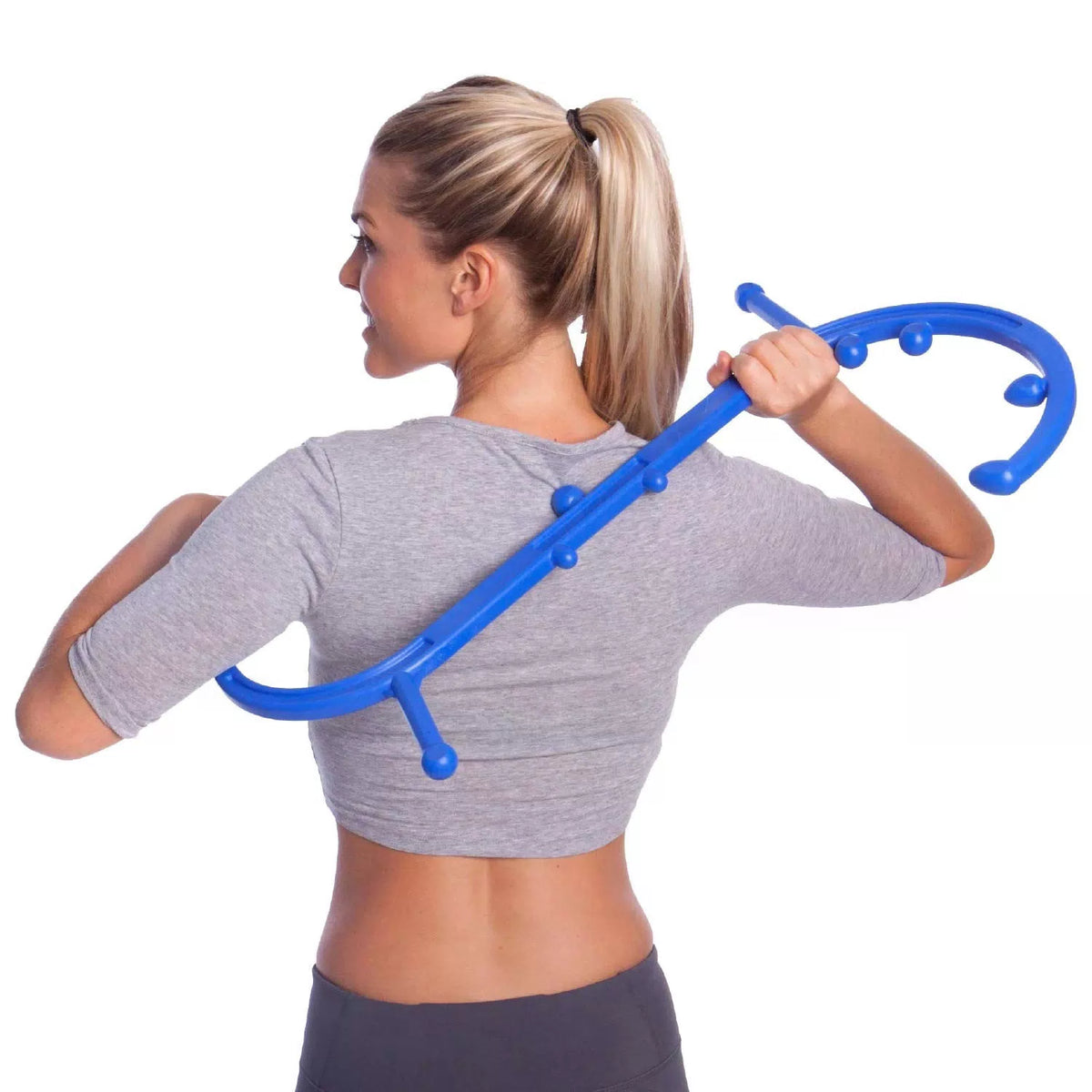 Body Back Buddy Classic USA Made Handheld Full Bundle, Blue [2]