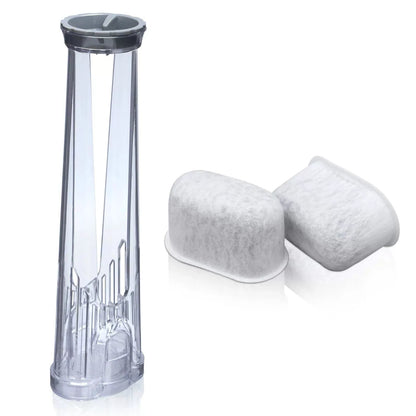 Buhobha Water Filter Holder and 2 2 Filters Tall Holder, Transparent [1]