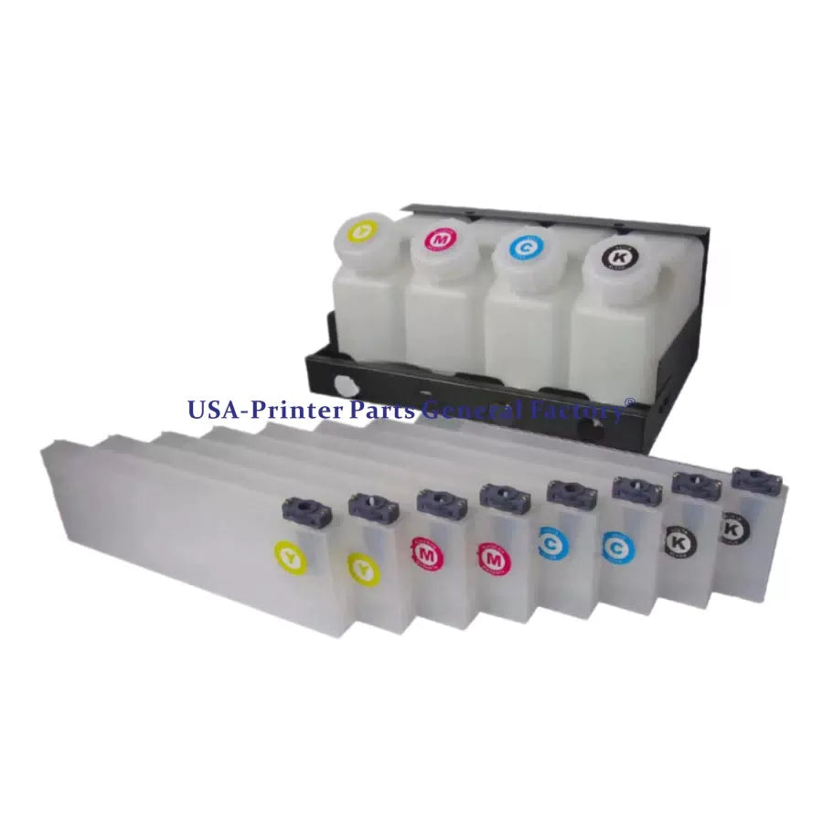 Bulk Ink Supply System FIT For Mimaki jv33 jv3 JV5 - 4 bottles 8 Cartridge [1]
