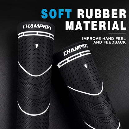 CHAMPKEY Soft Rubber Golf Grips 13 Pack with Putter Grip and Midsize, White [3]