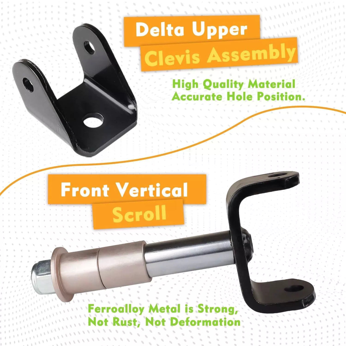 CLUBRALLY Club Car DS Deluxe Golf Cart Front and Rear End Repair Black [3]