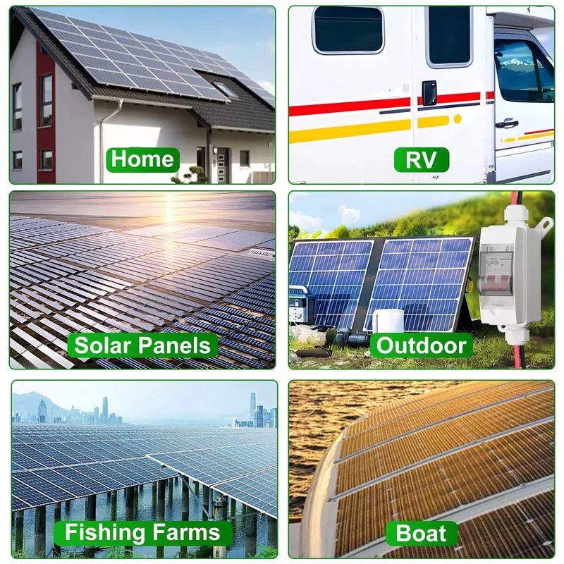 CNLonQcom Solar Panel Disconnect Switch 32 Amp 500V DC500V 32A with connector [7]