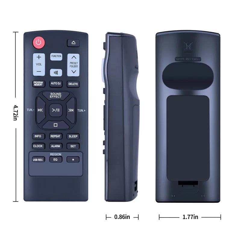 COV34618201 Remote Control For LG Mini Hi-Fi Audio System CM4360 CMS4360F [5]